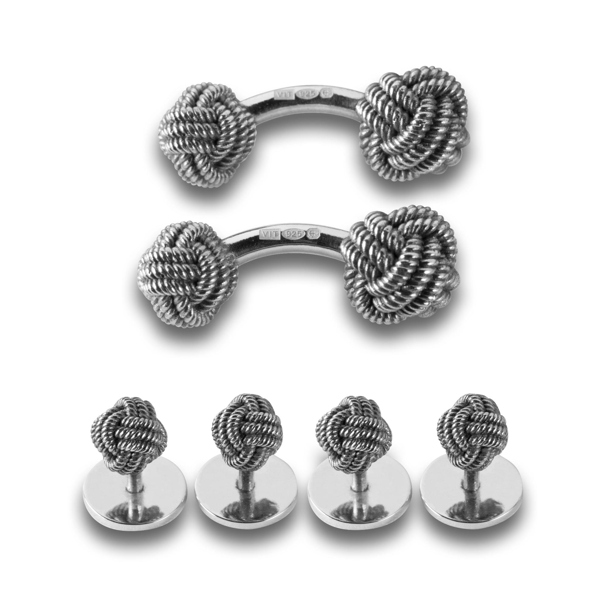 Sterling Silver Knot Dress Set