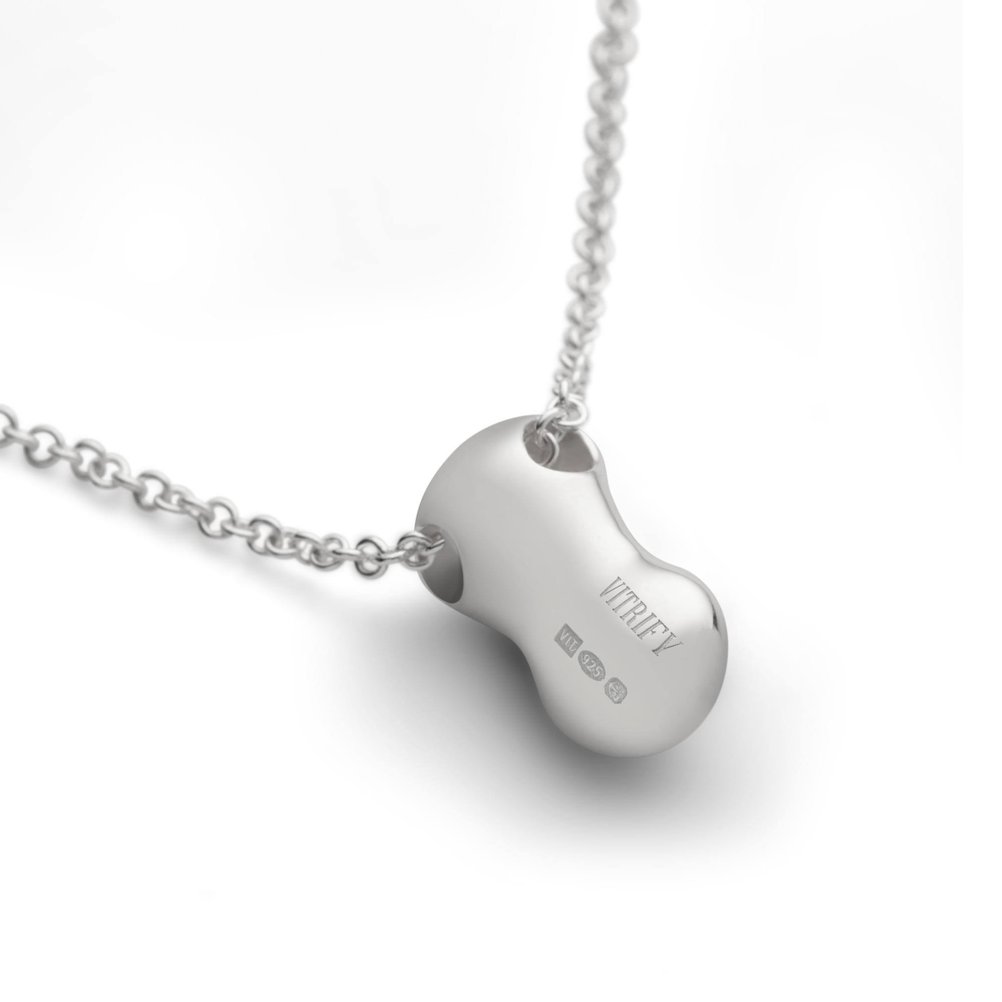 Sterling Silver Peanut Pendant