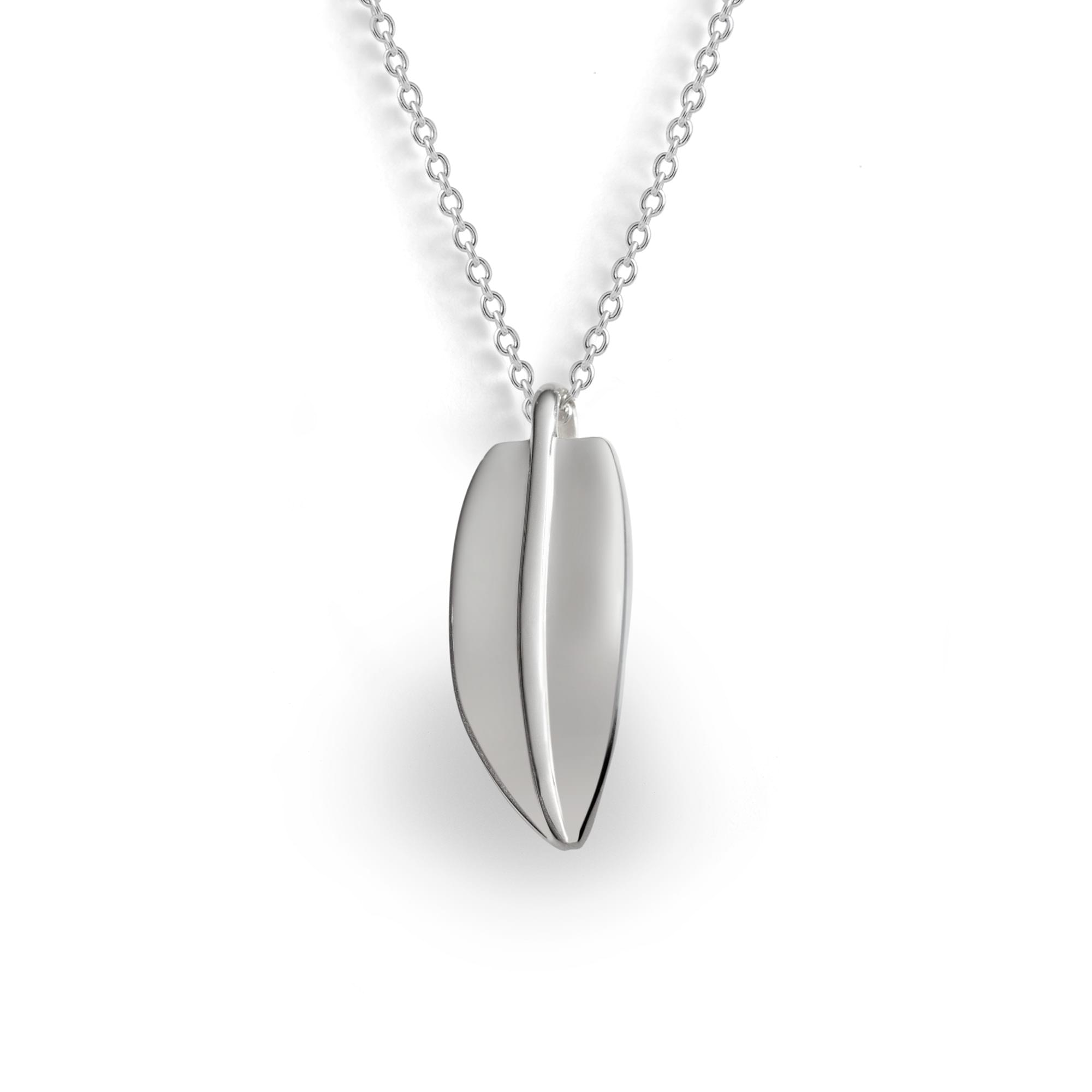 Sterling Silver Olive Leaf Pendant